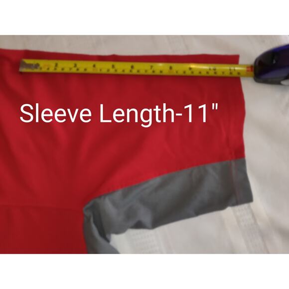 Columbus Clippers New Balance Batting Cage Jacket 1/4 Zip Red Gray Mens XL Ohio - Picture 15 of 16